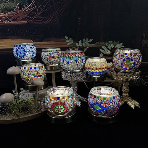 土耳其纯手工DIY玻璃烟灰缸家用