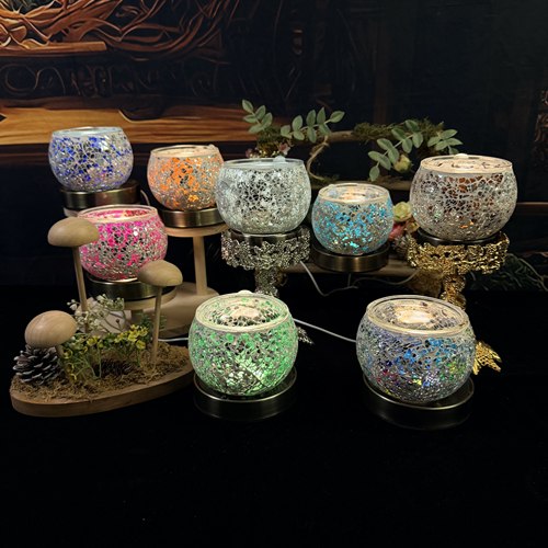 欧式手工玻璃家用创意卧室烟灰缸