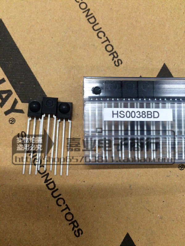 红外遥控接收头 HS0038B 一体化红外接收管  HS0038BD全新原装