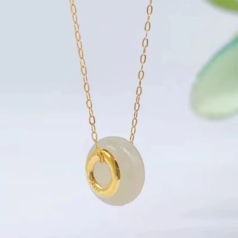 金镶玉路路通吊坠转运珠