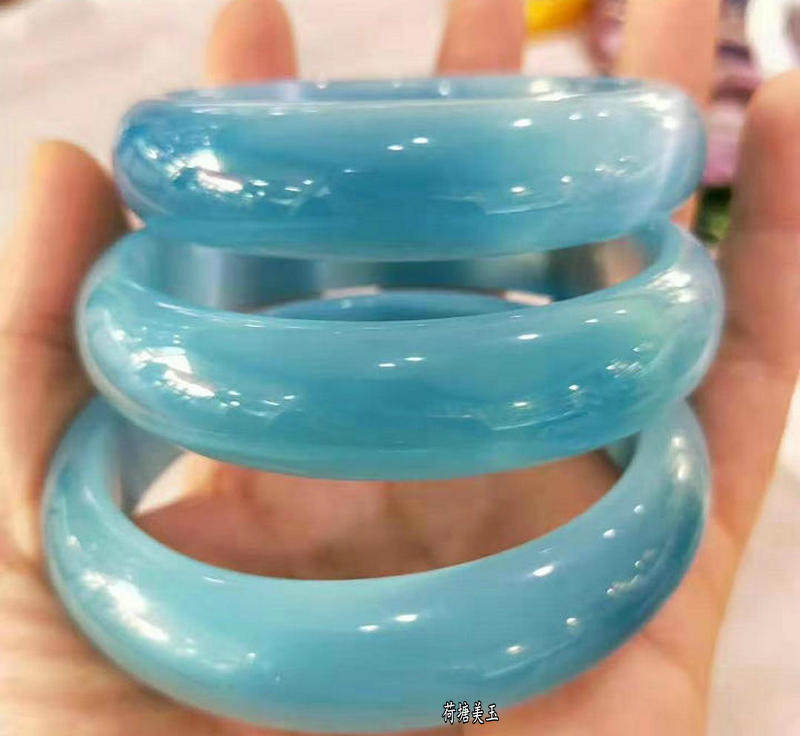 天然水晶玉石猫眼甜美风手镯图片