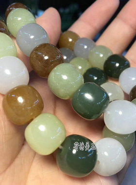 手串老型珠女款天然和田玉