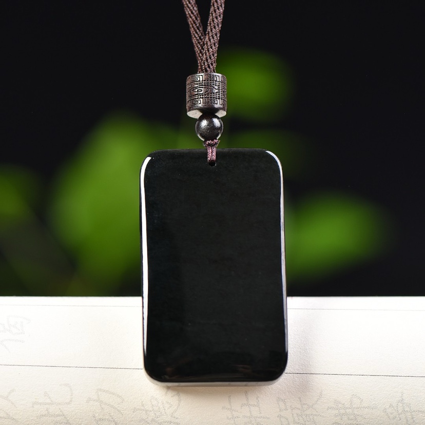 天然和田玉青白玉吊坠项链