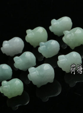 diy天然发财猪生肖项链散珠