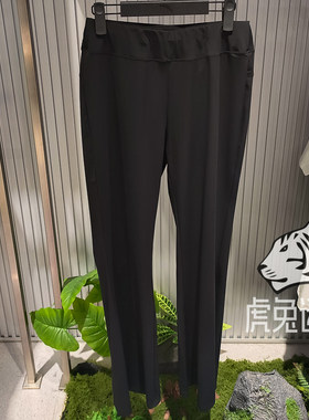 安踏夏季女士修身针织通勤长裤