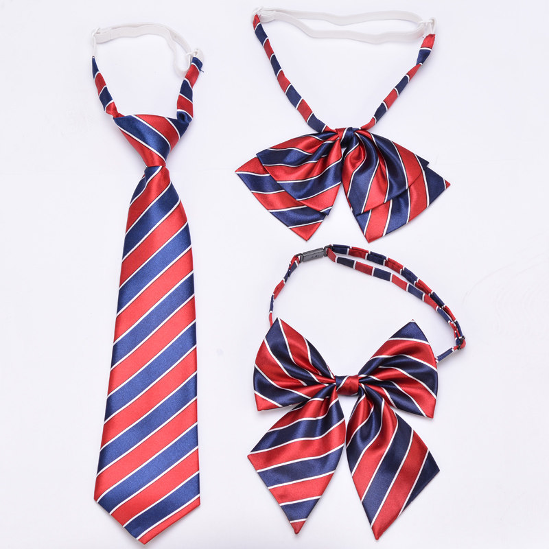 男童校服领带儿童领花女童蝴蝶结幼儿园小学初中学生演出衬衣领结