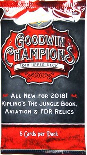 2018 Upper Deck Goodwin Champions 古德温包卡全套詹姆斯乔丹