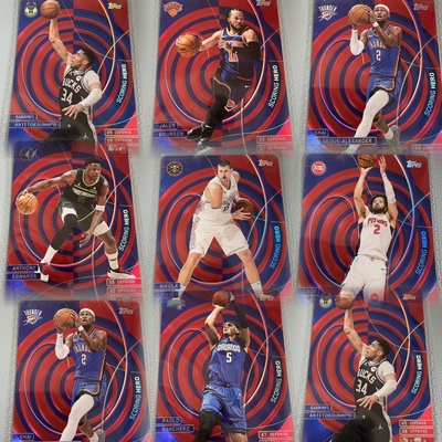 NBA球星卡 2024-25Topps Match Attax系列得分高手特卡全套及单卡