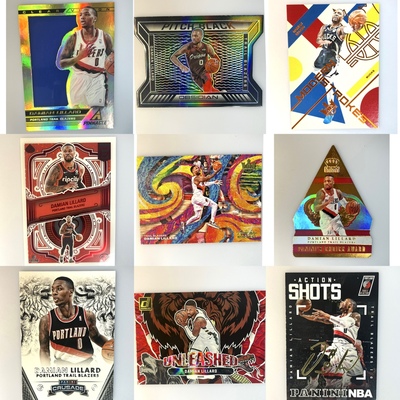 利拉德球星卡专集（400多种）nba篮球 LILLARD 正版 帕尼尼 topps