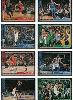 nba球星卡 2018-19 Hoops系列 Courtside 横版特卡全套20张及单卡