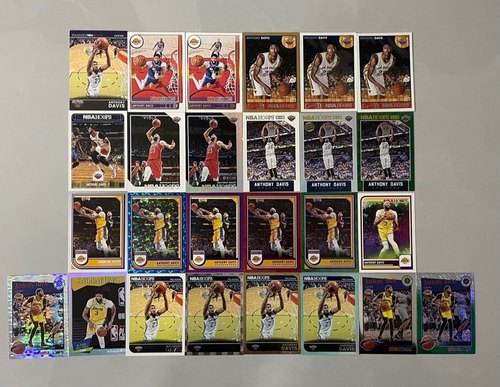 NBA篮球球星卡 帕尼尼hoops中雅图安东尼戴维斯专场2/2 127号以上