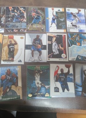 NBA球星卡 凯文加内特森林狼队 upper deck公司Kevin garnett专集