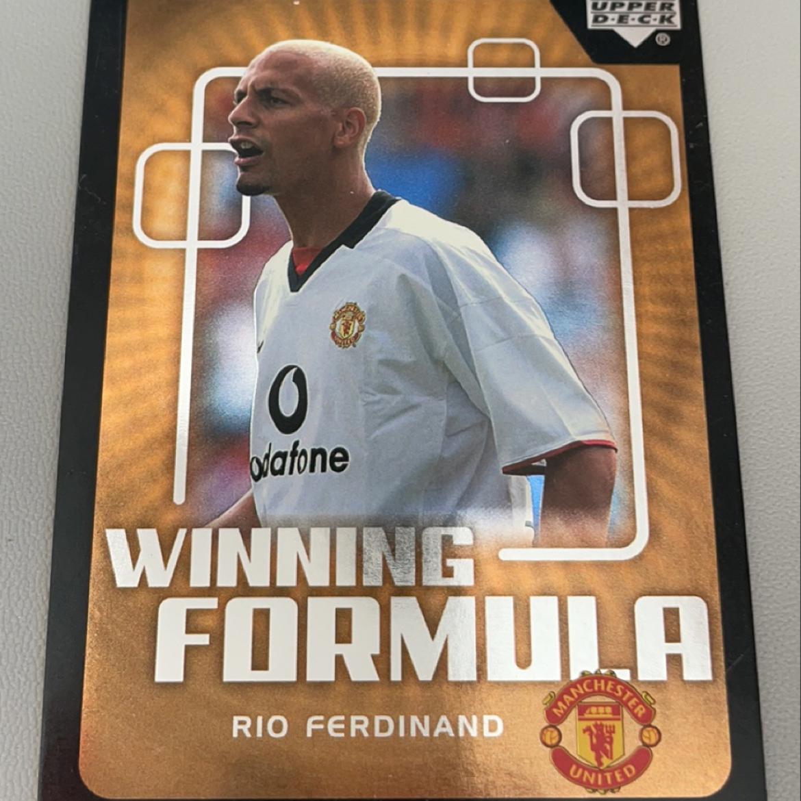 足球球星卡美国亚德 2003UD曼联队WINNING FORMULA特卡全套及单卡