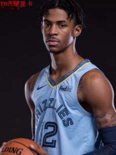 篮球NBA球星卡 帕尼尼prizm灰熊队莫兰特  JA MORANT 专集 普特卡