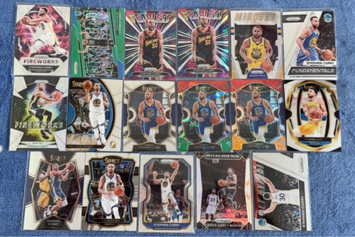 库里球星卡帕尼尼prizm