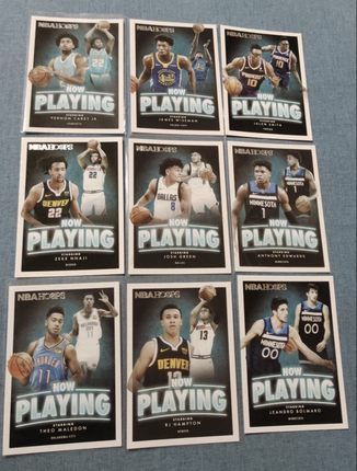 篮球 NBA球星卡 帕尼尼2020-21 hoops 系列 now playing 新秀特卡