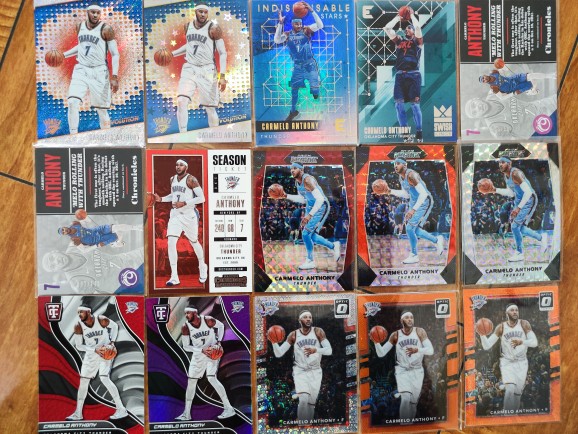 nba篮球帕尼尼公司雷霆队卡梅隆