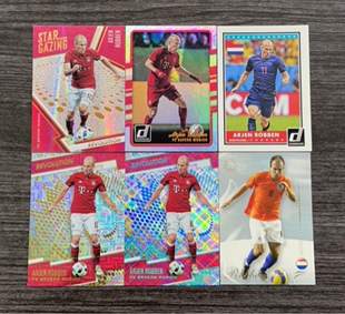 正版足球球星卡 拜仁 荷兰 Arjen robben 罗本 普特卡 限量卡专场