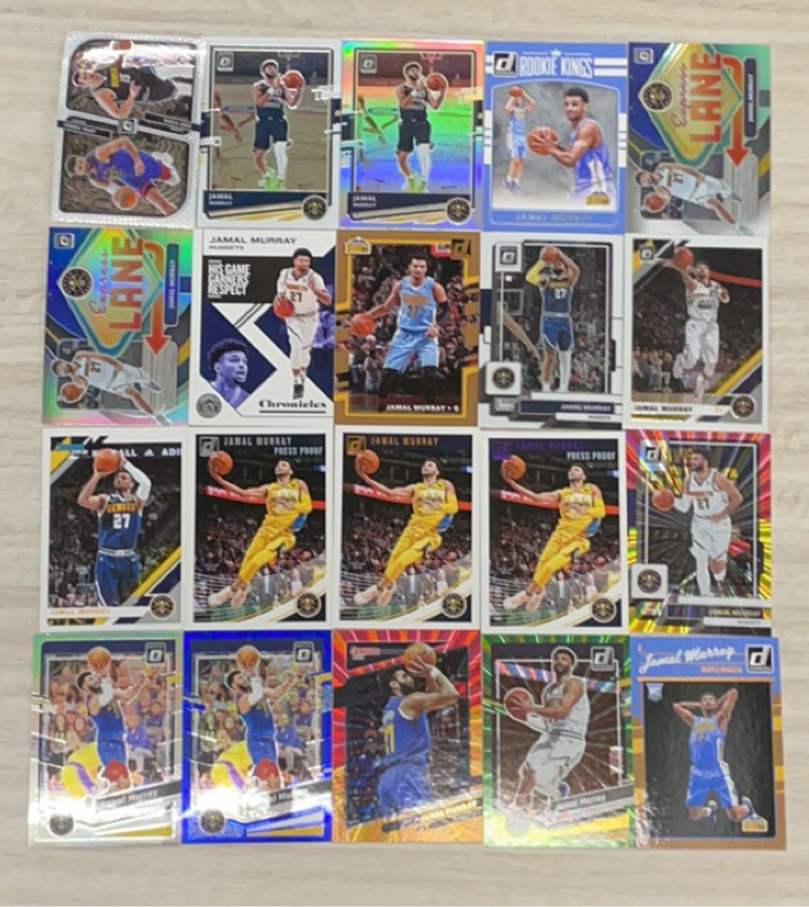 篮球NBA球星卡 帕尼尼Jamal Murray 穆雷donruss optic普特卡专集