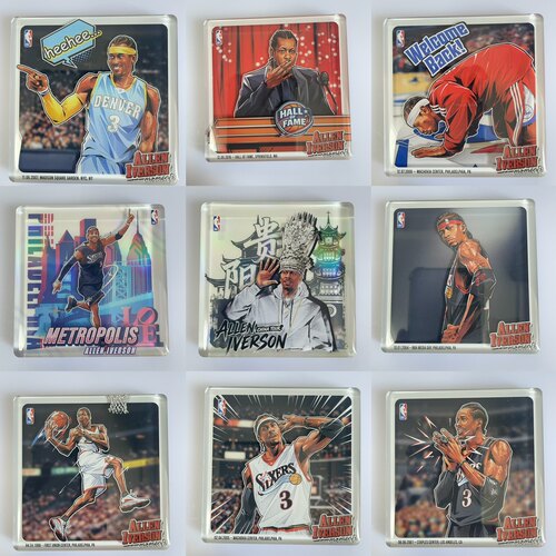NBA Ace collect艾弗森磁吸冰箱贴 官方授权亚克力材质