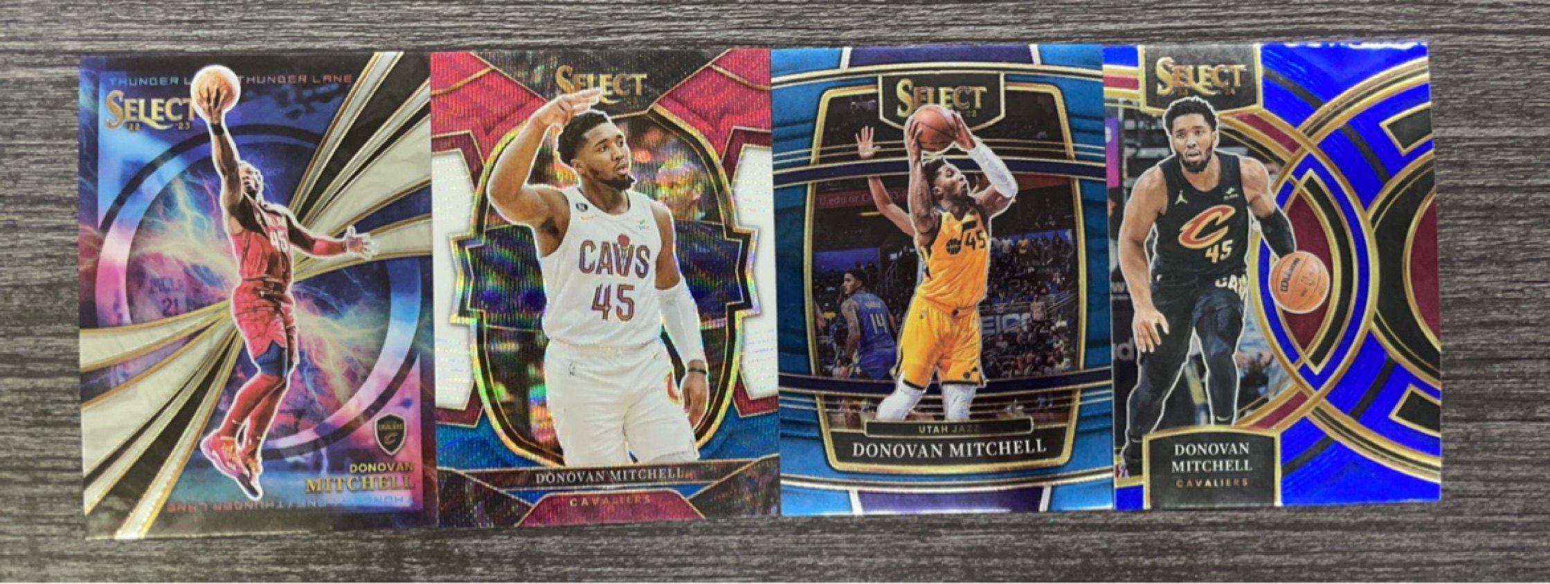 nba球星卡 帕尼尼 select 爵士队 米切尔 Donovan Mitchell 专集图片