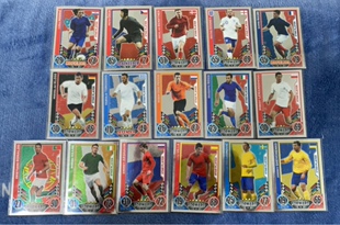 足球球星卡TOPPS公司 欧洲杯明星STAR PLAYER特卡 卡卡 套卡及单