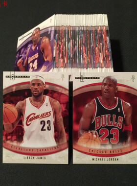nba球星卡 fleer 2007-08 hot系列普卡全套及单卡 詹姆斯科比邓肯