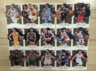 nba球星卡 帕尼尼2012-13 elite series特卡全套 单卡詹姆斯 罗斯
