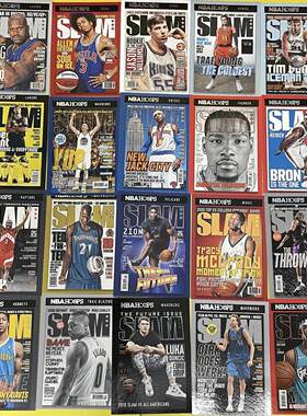 NBA球星卡 帕尼尼 2020-21 hoops系列 slam杂志特卡全套 镭射金字