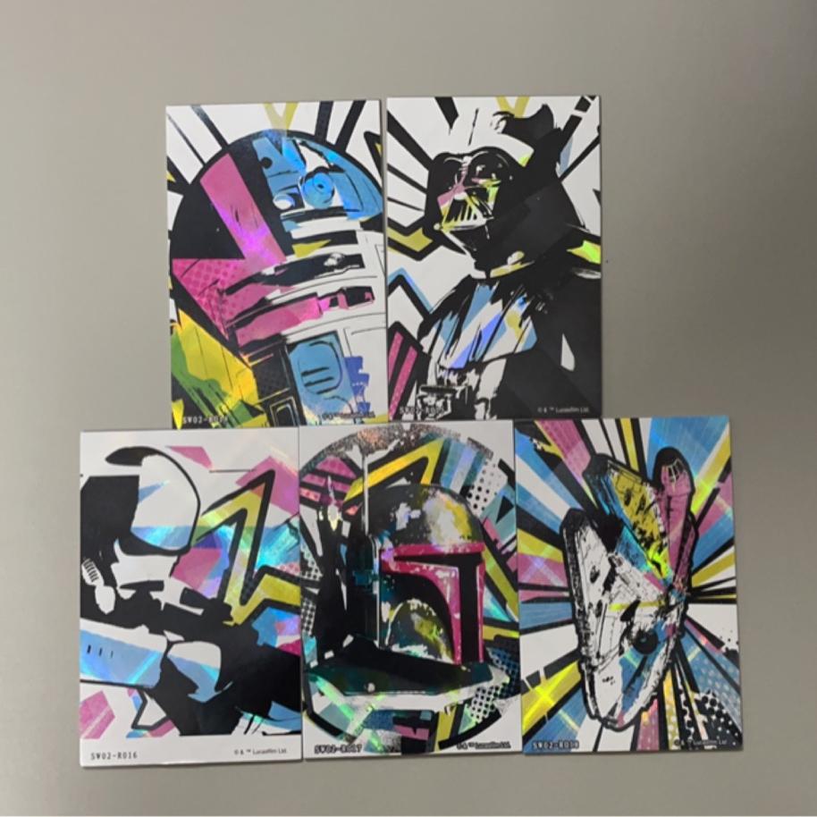 集卡社 星球大战 全球艺术收藏卡第二弹 彩色拼接卡 全套及单卡