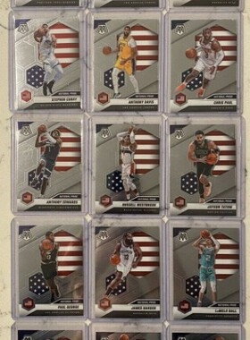 nba球星卡 帕尼尼2020-21 mosaic 马赛克 国家荣耀梦之队特卡全套