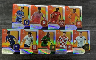 足球球星卡 帕尼尼 2022世界杯 scorers club 得分俱乐部银折特卡