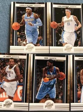 NBA球星卡掘金森林狼开拓者雷霆