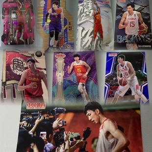 周琦 正版 NBA篮球球星卡 中国体育 周琦 新秀 普特卡专集