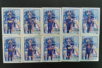 2023-24Topps巴黎圣日耳曼队中国版 漫画英雄经典特卡 足球球星卡