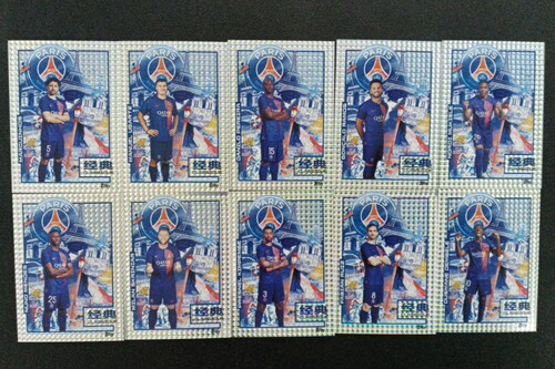 2023-24Topps巴黎圣日耳曼队中国版 漫画英雄经典特卡 足球球星卡