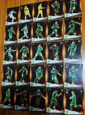 足球球星卡 2019 北京中赫国安 DAKA 达咖 限量150金字全身像单卡