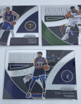 NBA球星卡 帕尼尼 2021-22 prizm 系列  dominance特卡全套及单卡