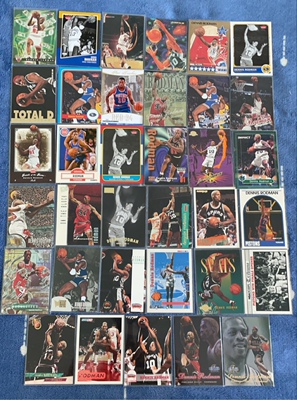 正版篮球fleer罗德曼球星卡