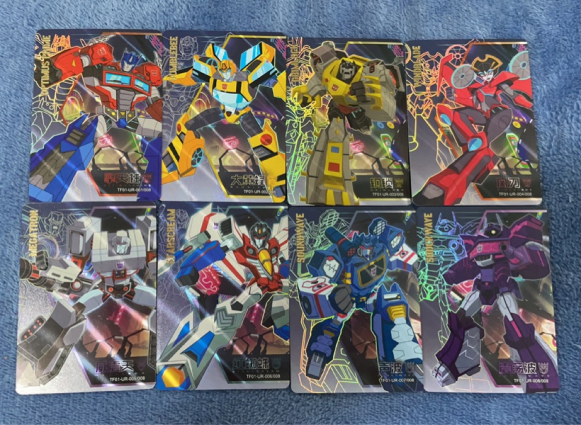 第一弹卡片卡游变形金刚