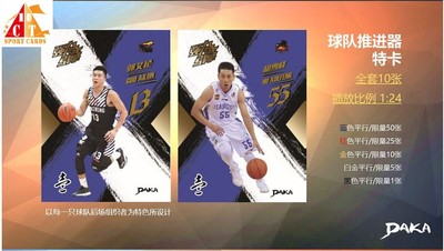 2015赛季cba系列球星卡球队特卡