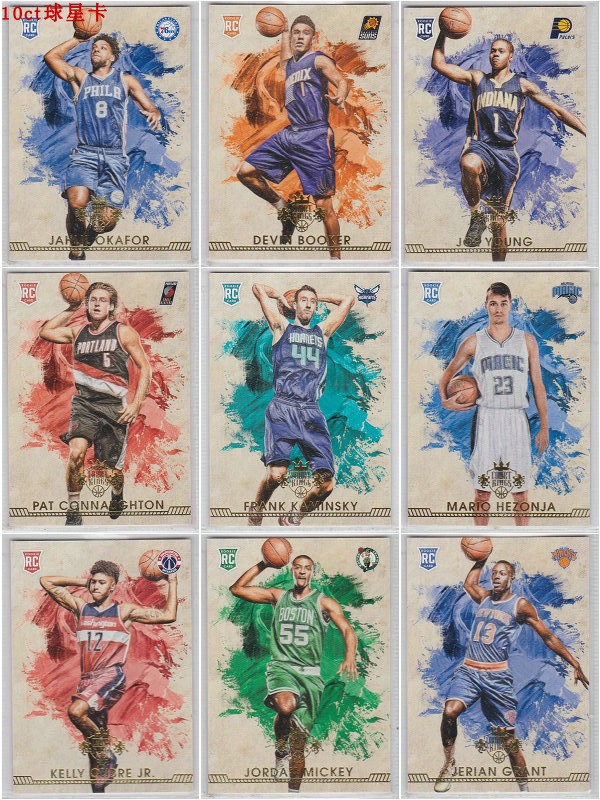 2015-16油画二级rookie球星卡