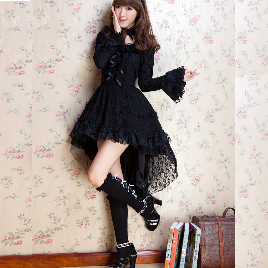 GLP 动漫cosplay服装大码女黑白两色 可爱装cos 81145
