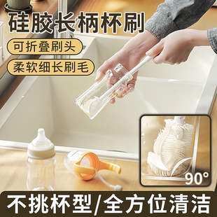 刷锅神器洗锅刷子家用厨房清洁去油污水槽灶台洗碗长柄锅刷