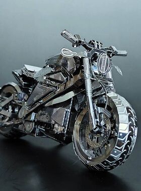 LiveWire电摩全金属不锈钢拼装模型立体拼图