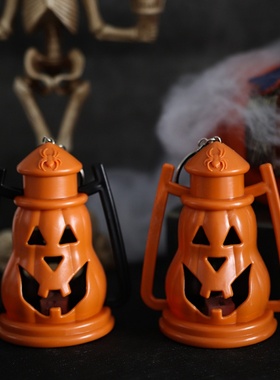 手提南瓜灯万圣节装饰道具摆件小