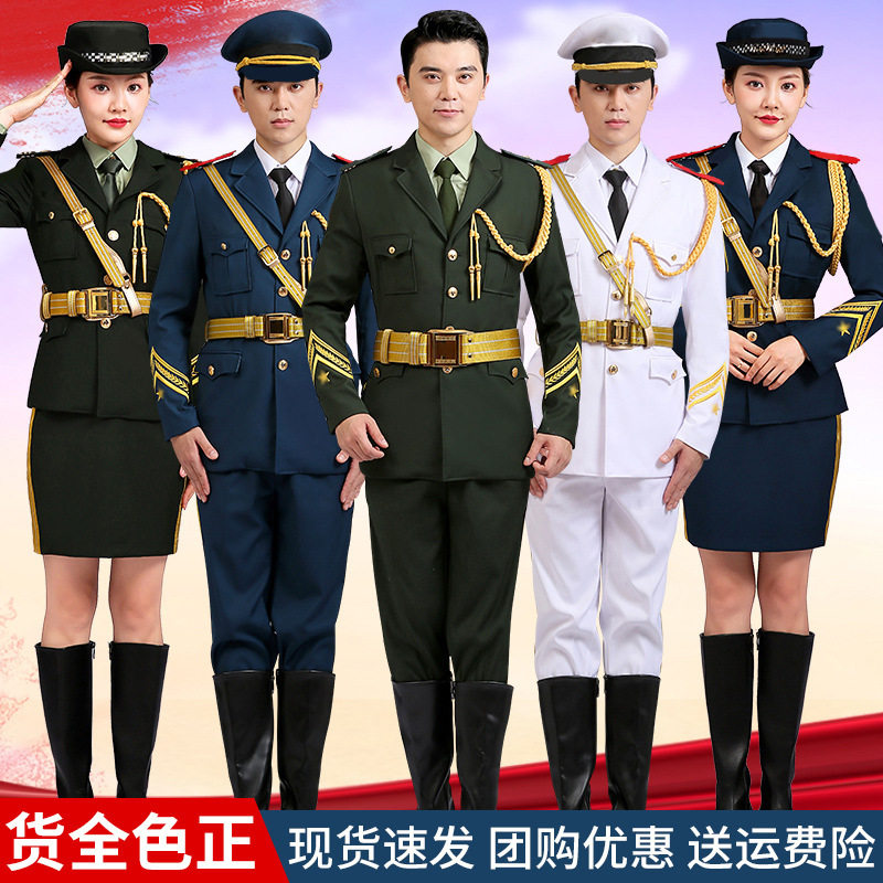 国旗班仪仗队服装学生管乐队学校国旗护卫队礼服合唱团演出服套装