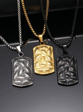 新款跨境饰品欧美嘻哈潮流复古个