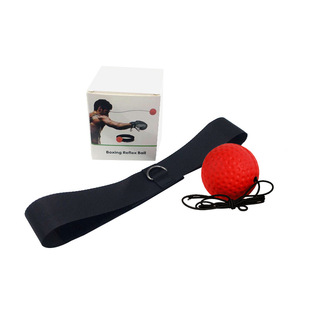 跨境新款拳击头戴球头戴式速度球反应球家用搏击训练球击打球