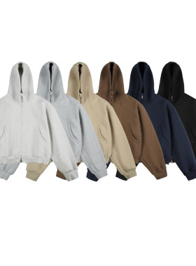 【品牌折扣】BEAMS NNDS卫衣春秋男女短款连帽宽松加厚开衫外套潮